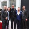 Justin Timberlake, JC Chasez, Chris Kirkpatrick, Joey Fatone et Lance Bass, du groupe NSYNC, reçoivent leur étoile sur le Walk of Fame à Hollywood le 30 avril 2018.