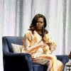 Conférence de l'ex-première dame américaine, Michelle Obama à l'AccordHotel Arena à Paris dans le cadre de la promotion de son best-seller Becoming ("Devenir" dans sa version française) sorti en novembre dernier le 16 avril 2019. © Dominique Jacovides/Bestimage