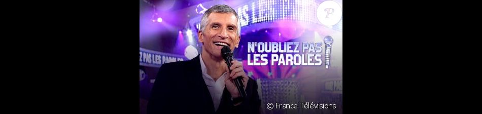 Nagui, logo de N'oubliez pas les paroles - Purepeople