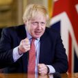 Le premier ministre Boris Johnson annonce des mesures de restrictions pour lutter contre l'épidémie de Coronavirus (COVID-19) le 24 mars 2020.