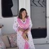 Exclusif - Mariska Hargitay est en vacances en famille à Portofino, le 1er Juillet 2019.