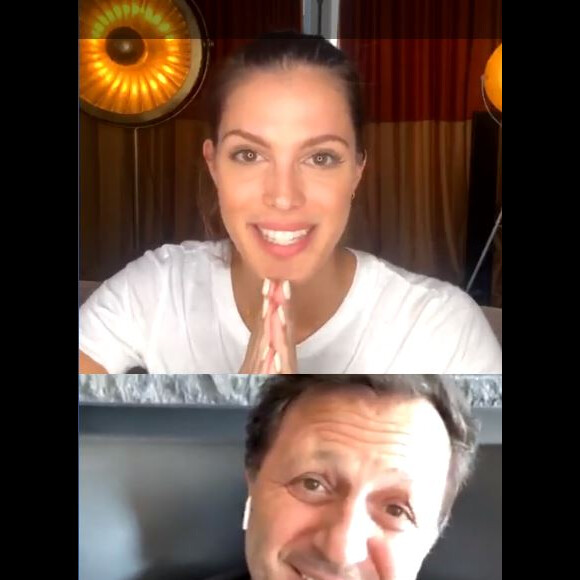 Iris Mittenaere a réalisé un live Instagram en plein confinement le 30 mars 2020. Arthur est intervenu.