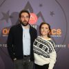 David Mora, Anne-Elisabeth Blateau - Photocall de la soirée d'ouverture du 22ème Festival International du Film de Comédie de l'Alpe d'Huez, le 15 janvier 2019. © Dominique Jacovides/Bestimage