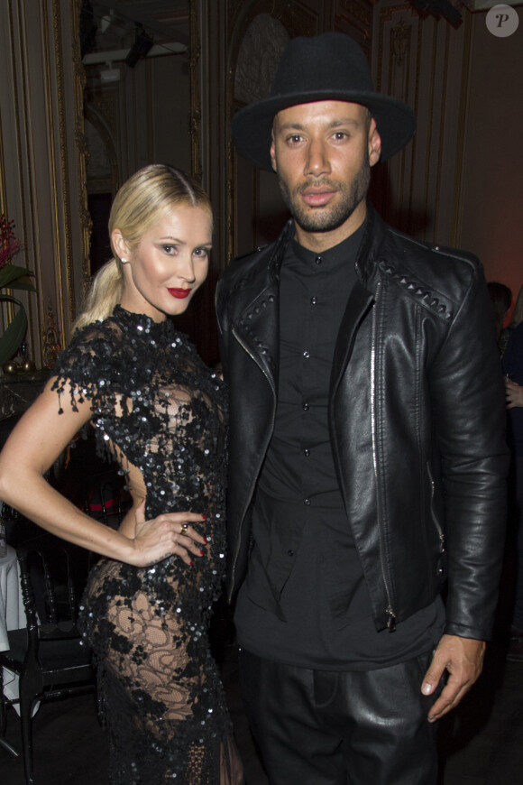 Tatiana-Laurens Delarue et Xavier Delarue - Couture Ball by Langman Events" Closing Fashion week en Présence de Madame A. Laffont aux platines au Mona Bismarck American Center à Paris , le 26 janvier 2018. © Pierre Perusseau/Bestimage