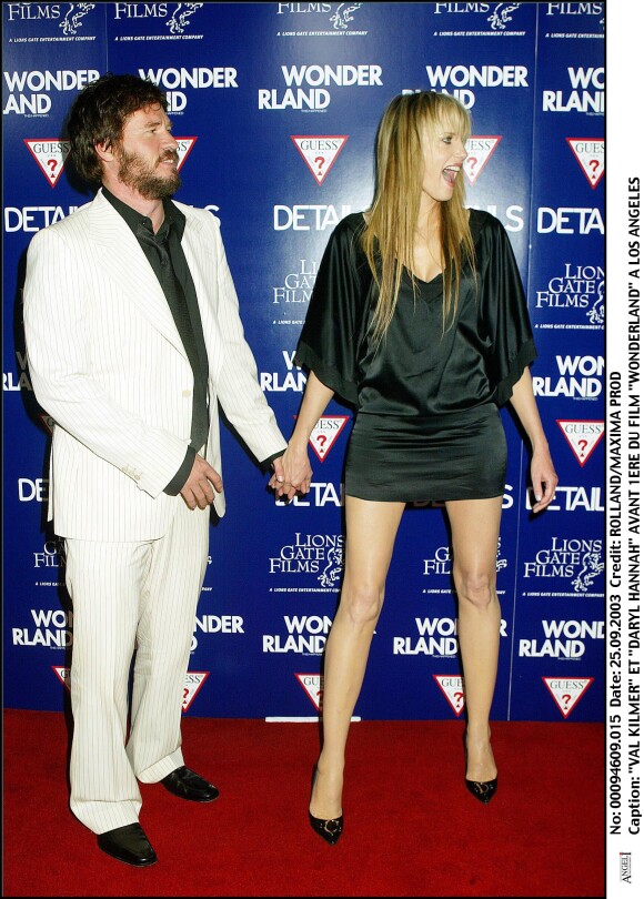Val Kilmer et Daryl Hannah à Los Angeles en 2003.