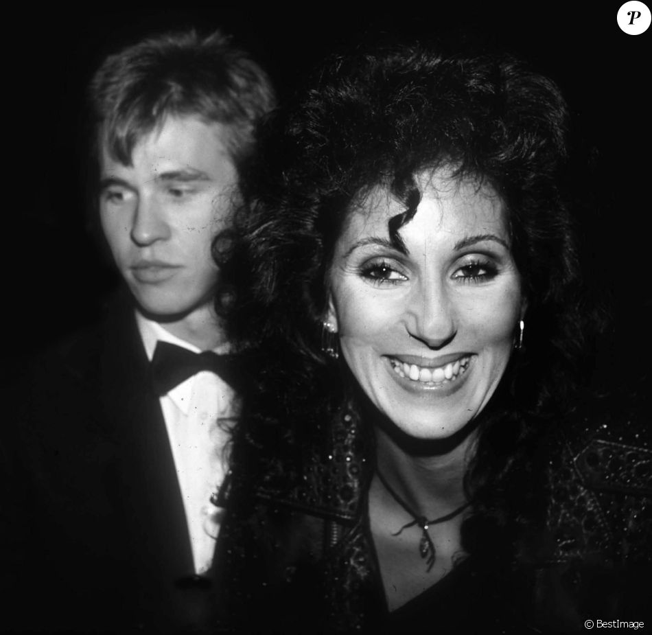 Val Kilmer et Cher au Studio 54, à New York, en 1978. - Purepeople