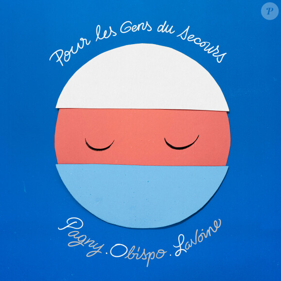Illustration du titre "Pour les Gens du Secours", sorti jeudi 2 avril 2020 sur les plateformes de streaming, par Florent Pagny, Pascal Obispo et Marc Lavoine. Les trois artistes ont tenu à ce que leur engagement personnel soit porté par l'association Le Collectif qui oeuvre pour les enfants hospitalisés.