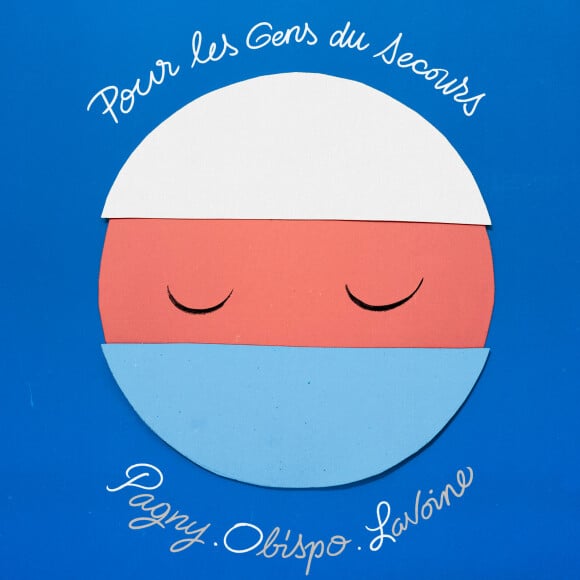 Illustration du titre "Pour les Gens du Secours", sorti jeudi 2 avril 2020 sur les plateformes de streaming, par Florent Pagny, Pascal Obispo et Marc Lavoine. Les trois artistes ont tenu à ce que leur engagement personnel soit porté par l'association Le Collectif qui oeuvre pour les enfants hospitalisés.