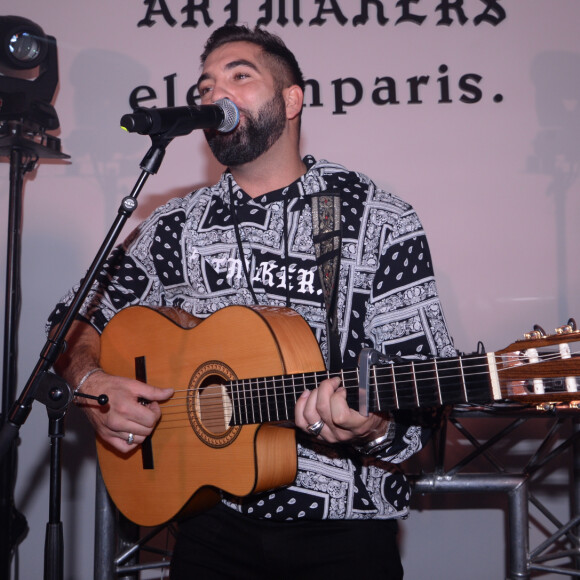 Exclusif - Kendji Girac - Eleven Paris présente "Artmakers" aux Salons Hoche à Paris le 27 novembre 2019. Elevenparis présente une nouvelle collaboration avec le styliste A. Travia, une collection de vêtements à l'esprit rock baptisée Artmakers. © Rachid Bellak/Bestimage