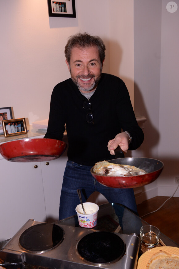 Exclusif - Jérôme Anthony lors de la soirée Crêpes Party chez Christophe Leroy à Paris, France, le 4 février 2020.© Ausset Lacroix-Bellak-LMS/Bestimage