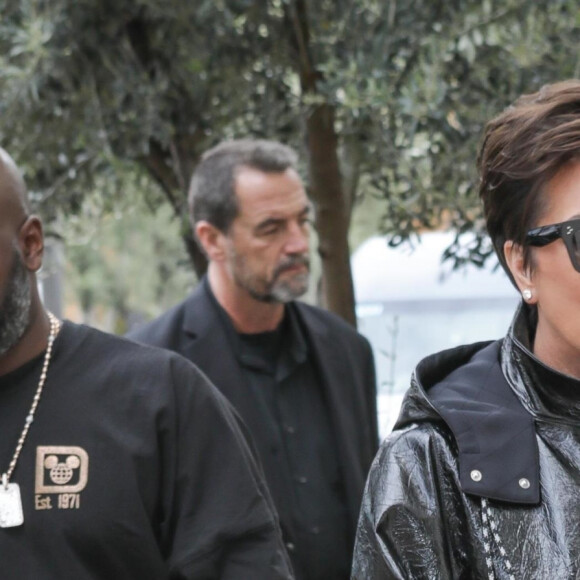 Exclusif - Kris Jenner et son compagnon Corey Gamble à Los Angeles, le 10 mars 2020.