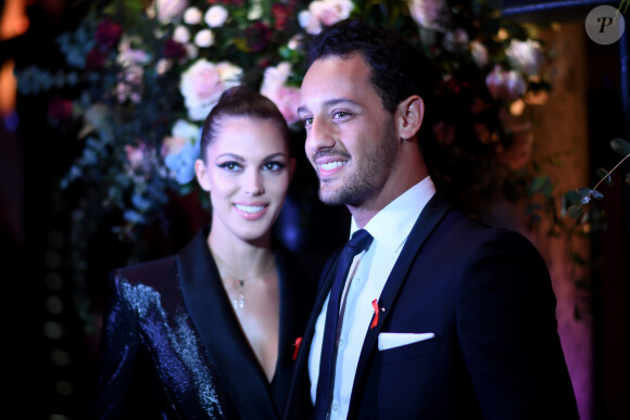 Iris Mittenaere (Miss France et Miss Univers 2016) et son compagnon Diego El Glaoui lors de la soirée de gala de la 18ème édition du "Dîner de la mode du Sidaction" au Pavillon Cambon Capucines - Potel et Chabot à Paris, France, le 23 janvier 2020. © Rachid Bellak/Bestimage