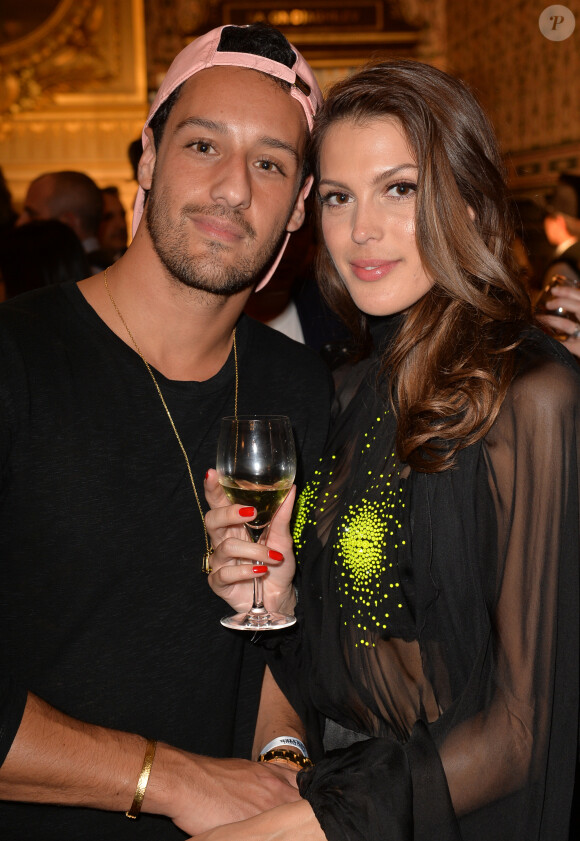 Iris Mittenaere (Miss France et Miss Univers 2016) et son compagnon Diego El Glaoui - After Show du défilé de mode Haute-Couture printemps-été 2020 "Jean-Paul Gaultier" au théâtre du Châtelet à Paris le 22 janvier 2020. © Christophe Clovis-Veeren Ramsamy / Bestimage