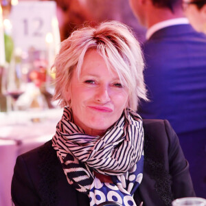Exclusif - Sophie Davant - Dîner de la Fondation ARC au Pavillon Cambon à Paris, le 1er octobre 2018. Le prix Nobel de Médecine était décerné à deux pionniers des immunothérapies en cancérologie et la Fondation ARC ouvrait Octobre Rose avec sa soirée FOR THE WOMEN WE LOVE afin de financer trois projets d'excellence visant à permettre aux femmes atteintes d'un cancer du sein de bénéficier de cette révolution thérapeutique (Voir communiqué de presse ci-joint). © Rachid Bellak/Bestimage
