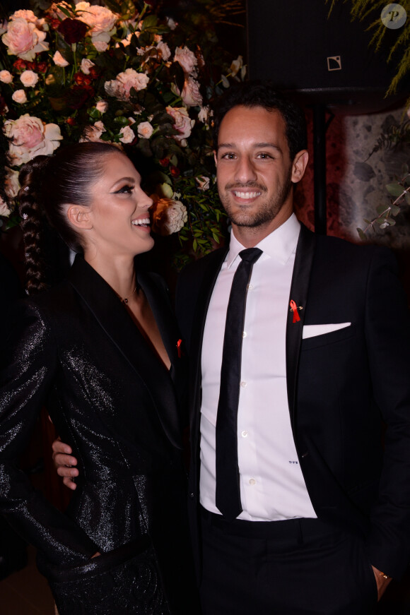 Iris Mittenaere (Miss France et Miss Univers 2016) et son compagnon Diego El Glaoui lors de la soirée de gala de la 18ème édition du "Dîner de la mode du Sidaction" au Pavillon Cambon Capucines - Potel et Chabot à Paris, France, le 23 janvier 2020. © Rachid Bellak/Bestimage