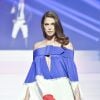 Iris Mittenaere - Défilé de mode Haute-Couture printemps-été 2020 "Jean Paul Gaultier" à Paris. Le 22 janvier 2020