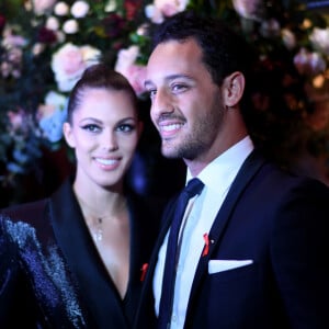 Iris Mittenaere (Miss France et Miss Univers 2016) et son compagnon Diego El Glaoui lors de la soirée de gala de la 18ème édition du "Dîner de la mode du Sidaction" au Pavillon Cambon Capucines - Potel et Chabot à Paris, France, le 23 janvier 2020. © ORachid Bellak/Bestimage