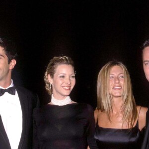 David Schwimmer, Lisa Kudrow, Jennifer Aniston et Matthew Perry - 26e People Choice Awards à Los Angeles. Le 10 janvier 2000.