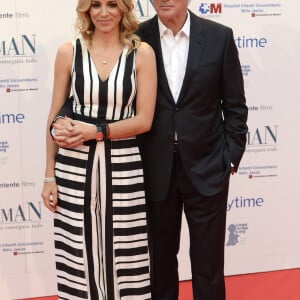 Richard Gere et sa compagne Alejandra Silva - Première du film "Norman: The Moderate Rise and Tragic Fall of a New York Fixer" au cinéma Callao à Madrid, Espagne, le 31 mai 2017.