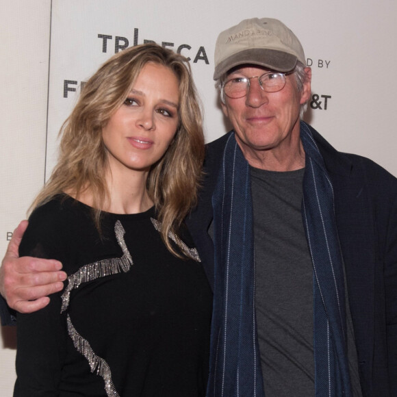 Alejandra Silva et Richard Gere lors de la projection du film 'It Takes A Lunatic' à l'occasion du Tribeca Film Festival à New York, le 3 mai 2019.