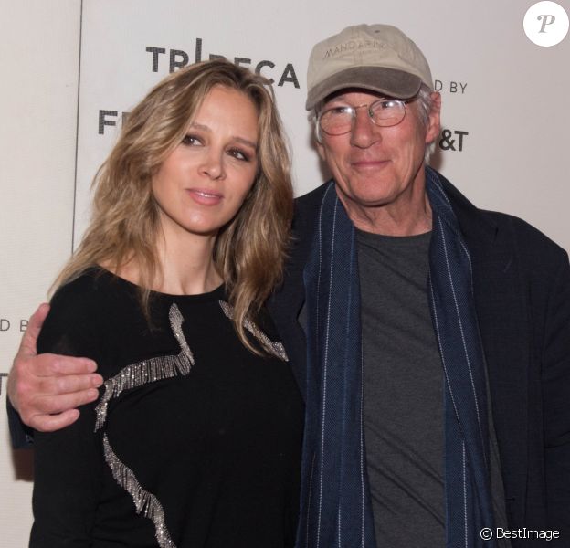 Alejandra Silva et Richard Gere lors de la projection du film 'It Takes A Lunatic' à l'occasion du Tribeca Film Festival à New York, le 3 mai 2019.