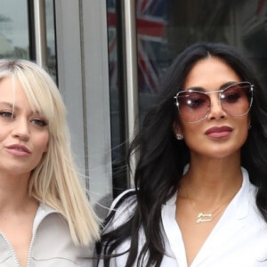 Nicole Scherzinger, Ashley Roberts, Jessica Sutta, Carmit Bachar - Les Pussycat Dolls arrivent au Global Radio Studios à Londres le 31 janvier 2020.