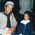  Archives - Yannick Noah et sa fille Yelena lors d'un défilé de mode à Paris. Le 15 mars 1995. 