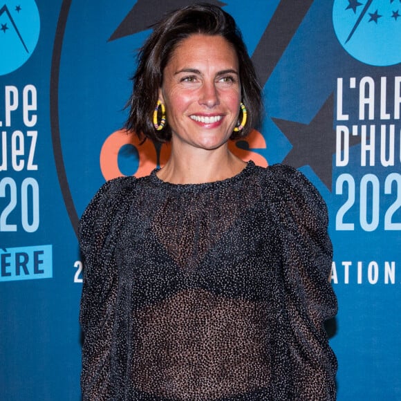 Alessandra Sublet en photocall lors du 23e festival international du film de comédie de l'Alpe d'Huez, le 18 janvier 2020. © Cyril Moreau/Bestimage