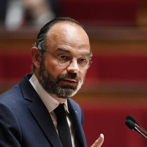 Epidémie de Coronavirus (Covid-19) - Le Premier ministre Edouard Philippe présente le plan de déconfinement à l'Assemblée Nationale à Paris, France le 28 avril 2020. © David Niviere / Pool / Bestimage