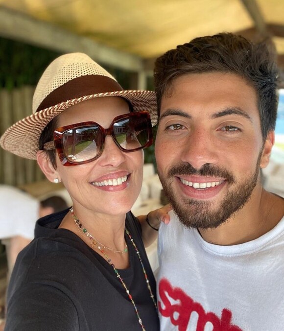 Cristina Cordula et son fils Enzo sur Instagram. Le 21 avril 2020.