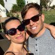 Lea Michele et son mari Zandy Reich sur Instagram, avril 2020.