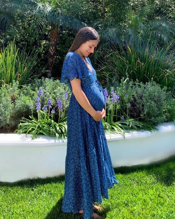 Lea Michele enceinte sur Instagram, le 2 mai 2020.