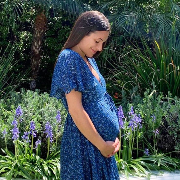 Lea Michele enceinte sur Instagram, le 2 mai 2020.