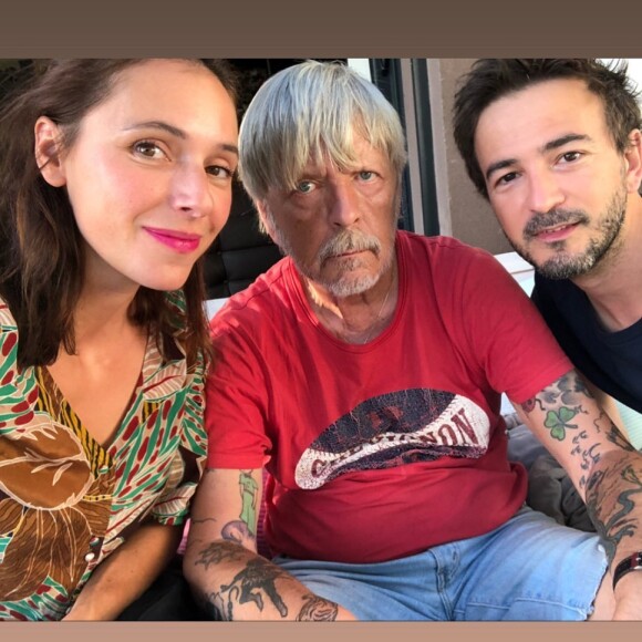 Lolita Séchan et son ex-compagnon Renan Luce célèbrent le 8e anniversaire de leur fille Héloïse avec Renaud - Instagram, août 2019.