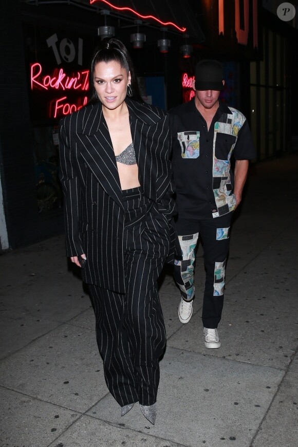 Exclusif - Jessie J et Channing Tatum à Los Angeles le 27 janvier 2020.