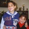 Grégory Lemarchal avec sa soeur Leslie, photo d'enfance dévoilée sur Instagram, le 30 avril 2020