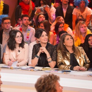 Exclusif - Thierry Moreau, Jean-Michel Maire, Agathe Auproux, Géraldine Maillet et Valérie Bénaïm - 1000ème de l'émission "Touche pas à mon poste" (TPMP) en prime time sur C8 à Boulogne-Billancourt le 27 avril 2017.