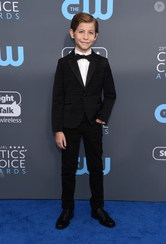 Jacob Tremblay lors des "23ème Critics Choice Awards" au Barker Hangar à Los Angeles, le 11 janvier 2018. © Chris Delmas/Bestimage