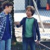 Exclusif - Le jeune acteur Canadien Jacob Tremblay tourne une scène de "Wonder" à Vancouver le 15 août 2016.
