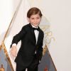 Jacob Tremblay - Photocall de la 88ème cérémonie des Oscars au Dolby Theatre à Hollywood. Le 28 février 2016