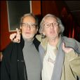 Edouard Molinaro et Daniel Cauchy en janvier 2005 à Paris lors d'une représentation d'Axelle Laffont à l'Olympia.