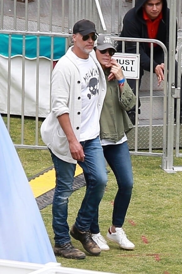 Exclusif - Sandra Bullock et son compagnon Bryan Randall à Studio City le 12 mai 2018.