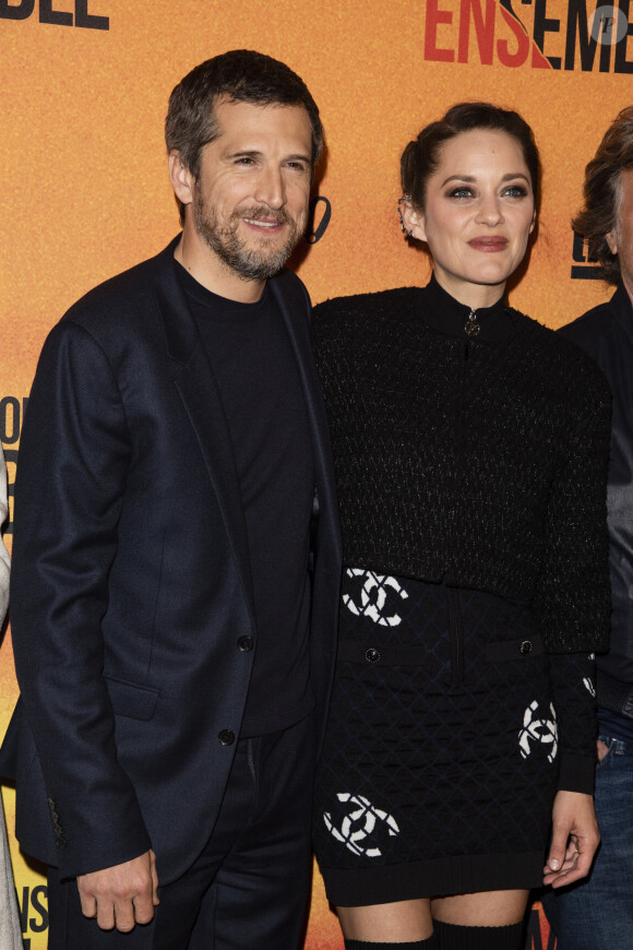 Guillaume Canet et sa compagne Marion Cotillard - Avant-première du film "Nous finirons ensemble" au Gaumont Opéra à Paris le 29 avril 2019. © Pierre Perusseau/Bestimage