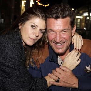 Exclusif - Benjamin Castaldi avec sa femme Aurore Aleman - Sortie livre de Valérie Bénaïm à la librairie Eyrolles à Paris le 13 octobre 2019. © Cédric Perrin /Bestimage