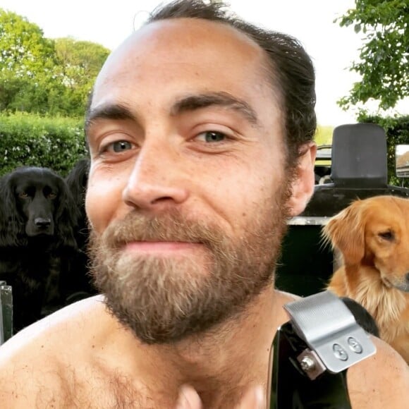 James Middleton change de tête sur Instagram, le 11 mai 2020.