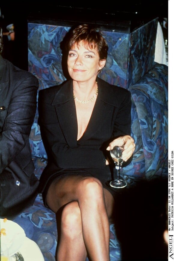 Patricia Millardet à Rome, chez Gilda, le 11 octobre 1994. 