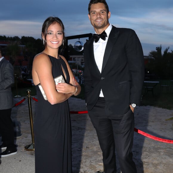 Exclusif - Florent Manaudou et Alizé Lim - Gala de charité de l'académie de tennis Mouratoglou afin de récolter des fonds pour sa fondation "Champ'Seed" à Biot le 23 juin 2019. © Philippe Brylak /Bestimage