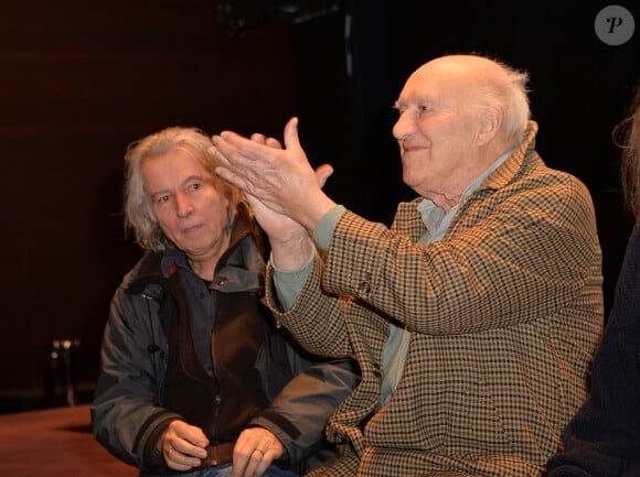Jacques Doillon et Michel Piccoli - Projection de "La fille prodigue" de Jacques Doillon lors du festival "Toute la mémoire du monde" à la cinémathèque française à Paris le 7 février 2016.