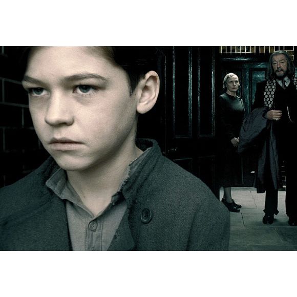 Hero Fiennes-Tiffin dans le film "Harry Potter et le Prince de sang mêlé". 2009.