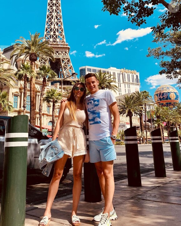 Charlotte Pirroni et Florian Thauvin à Las Vegas le 22 juin 2019.